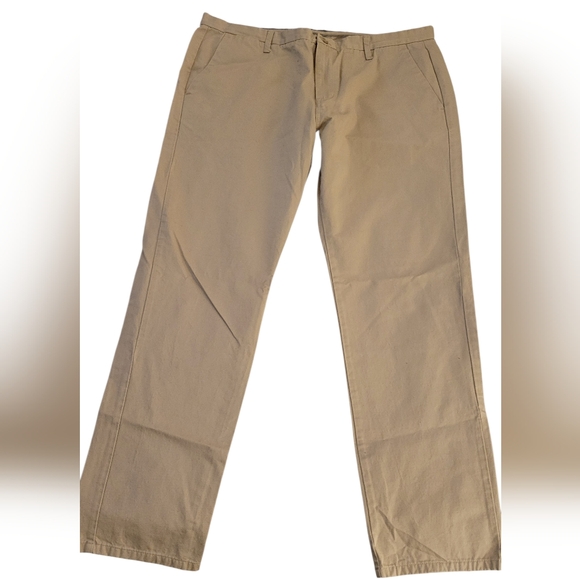CALVIN KLEIN FLAT FRONT CHINOS - Picture 2 of 8